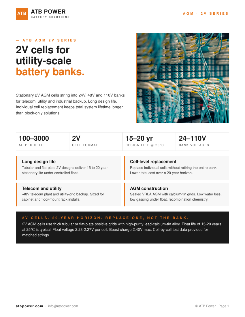 ATB 2V Series brochure cover