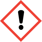 GHS07 exclamation mark