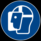 Wear face shield